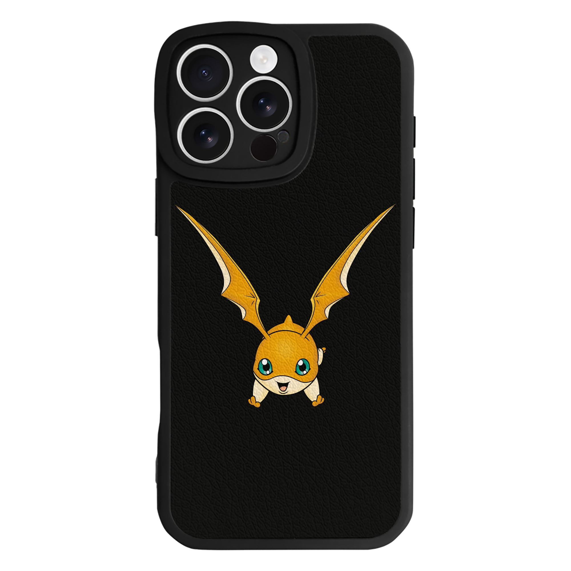 （画像用） Digimon デジタルモンスター/デジモン 【iPhone 16シリーズ対応】シリコンスマホケース（レザー調） 材質：シリコン